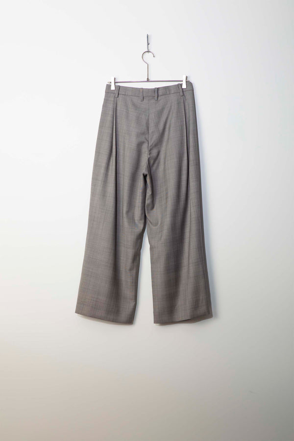Still By Hand HED MAYNER / FRESH WOOL CHECK PANTS