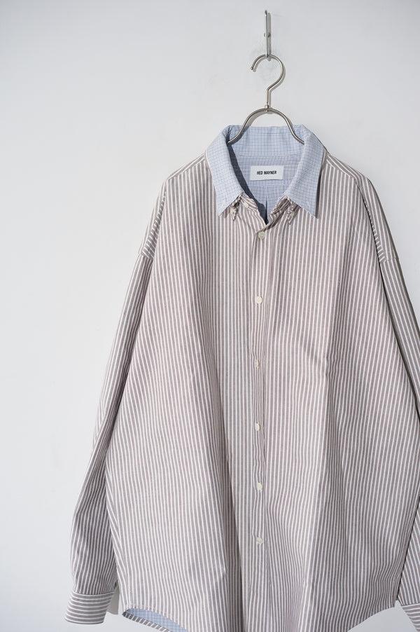 still by hand HED MAYNER / STRIPE SHIRT