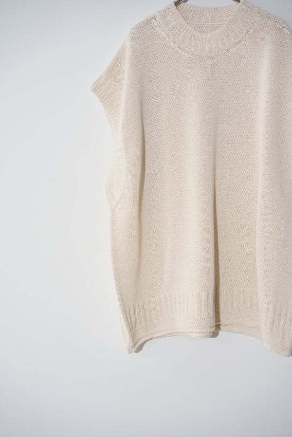 Still By Hand INNAT / COTTON GUERNSEY VEST