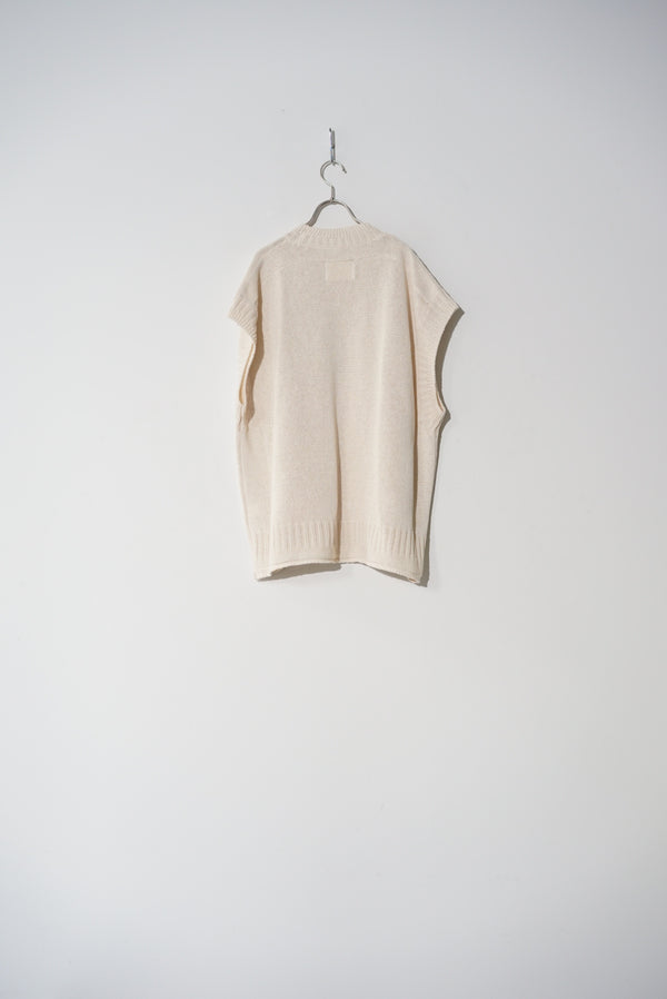 still by hand INNAT / COTTON GUERNSEY VEST
