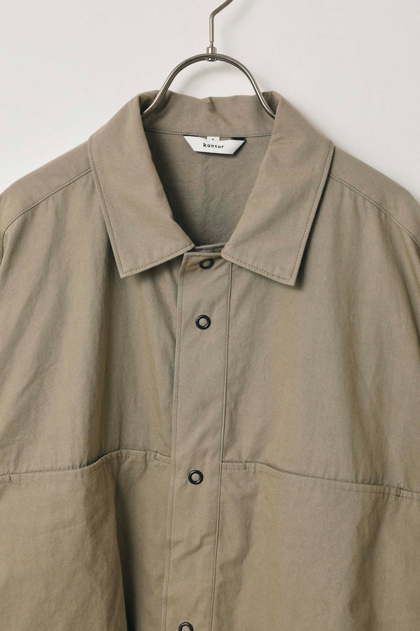 Still By Hand Kontor / LAYERED MULTI-POCKET SHIRT