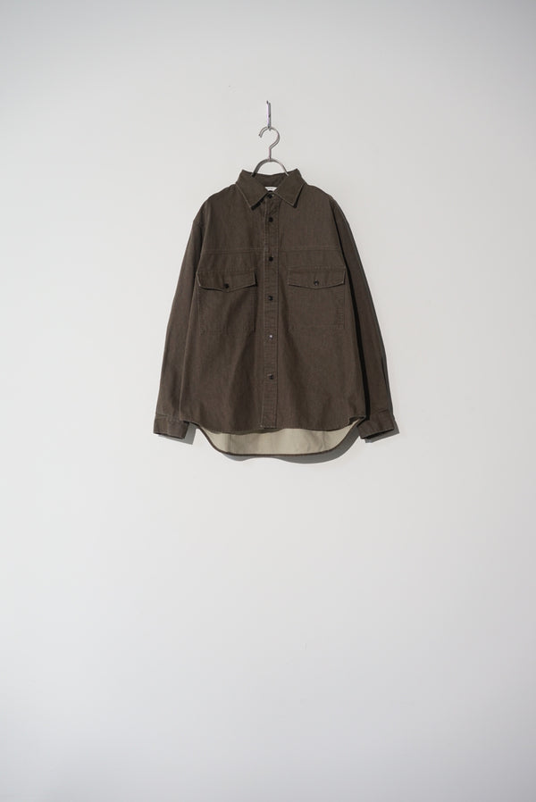 still by hand kontor / LS PIGMENT PRINT SHIRT