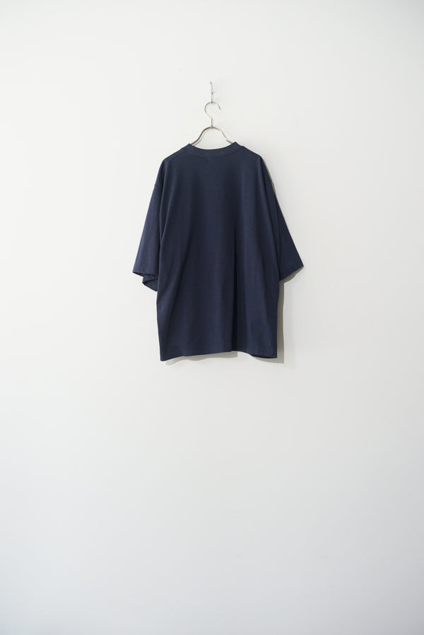 still by hand kontor / MOCK NECK WIDE T-SHIRT