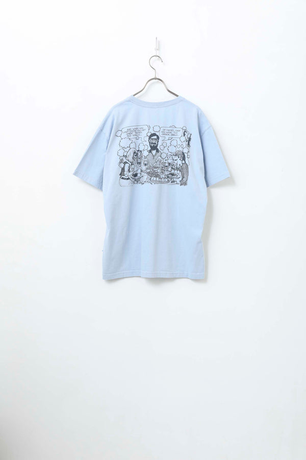 Still By Hand RECEPTION / S/S POCKET TEE FUMING