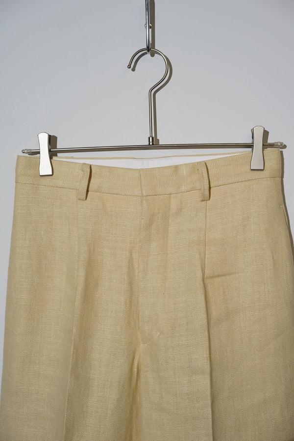 still by hand YLÈVE / LINEN CANVAS ANKLE TR