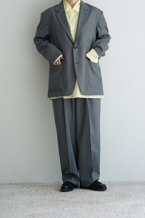 Still By Hand YLÈVE / SUPER120'S CHAMBRAY WOOL JK