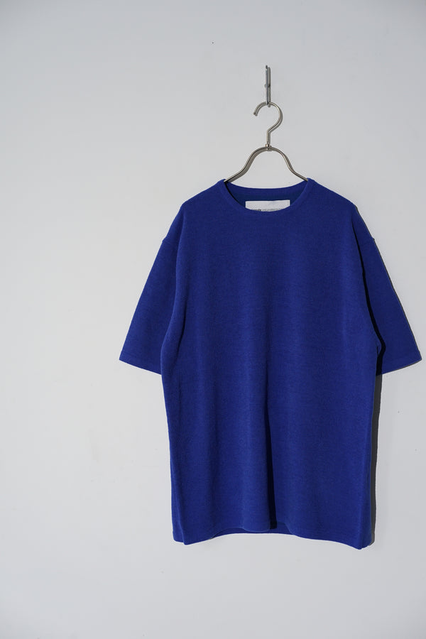 Still By Hand Walenode / Cotton Cashmere Pile Half Sleeve T