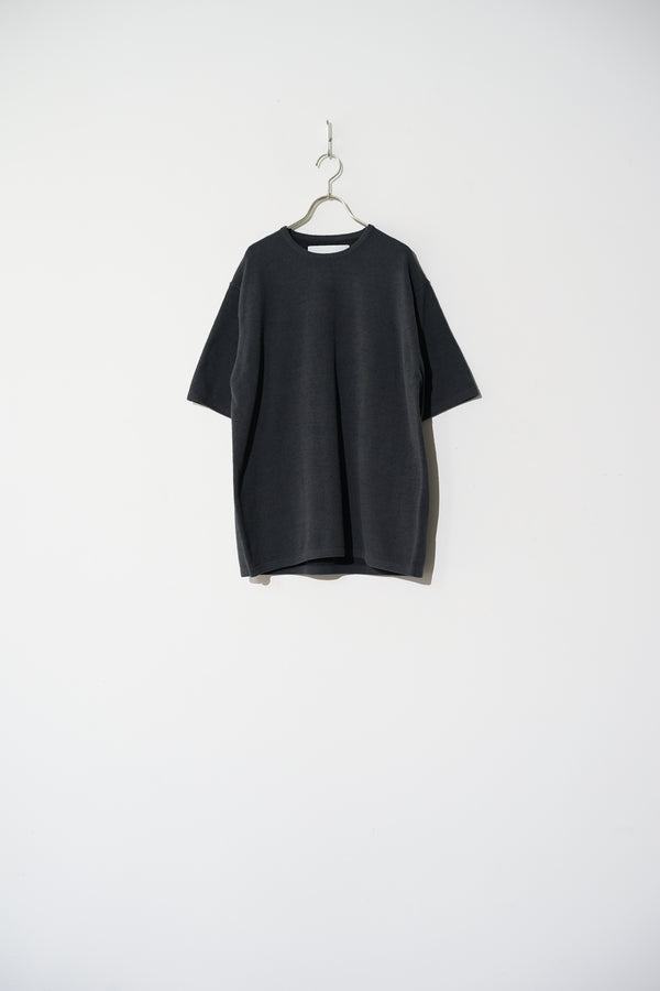 Still By Hand Walenode / Cotton Cashmere Pile Half Sleeve T