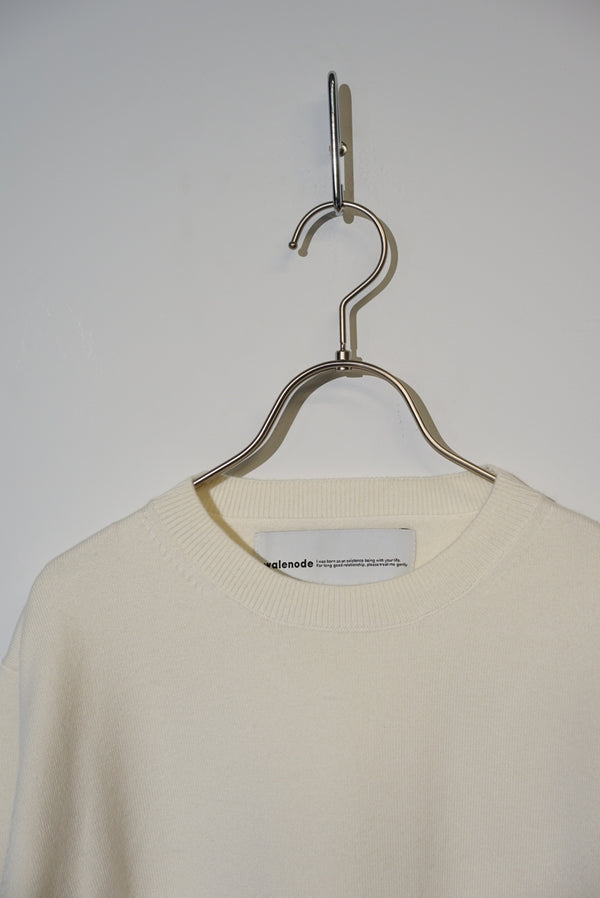 Still By Hand Walenode / Cotton Cashmere Sweatshirt Sweater