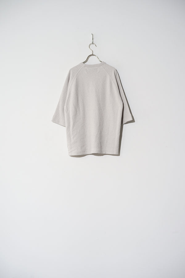 still by hand walenode / Paper boucle Raglan sleeve T