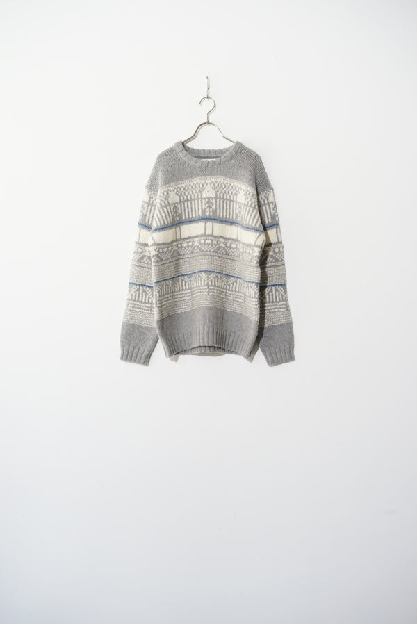 Still By Hand Walenode / Roving Alpaca Wool Jacquard Sweater For LR