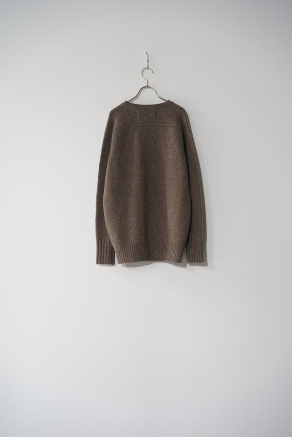 still by hand walenode / Tibetan yak Shetland sweater