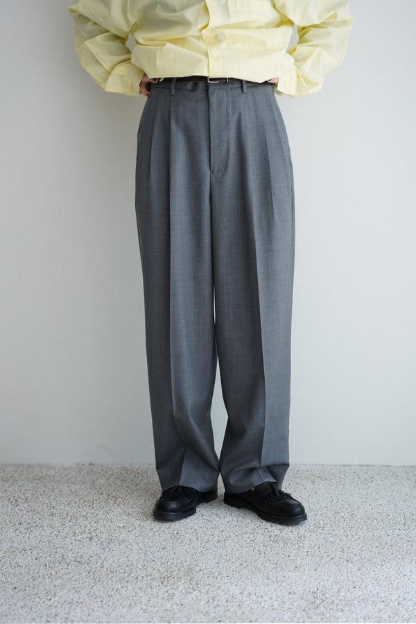 Still By Hand YLÈVE / SUPER120'S CHAMBRAY WOOL 3TACK TR