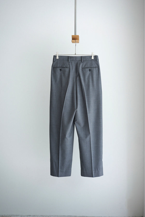 still by hand YLÈVE / SUPER120'S CHAMBRAY WOOL 3TACK TR