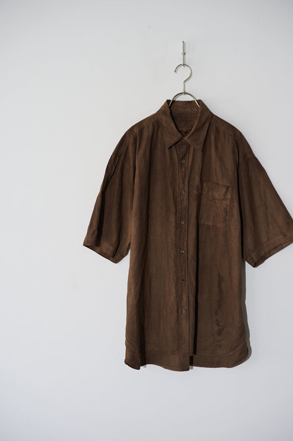 Still By Hand YOKO SAKAMOTO / OPEN COLLAR SHIRT(BROKEN TWILL)