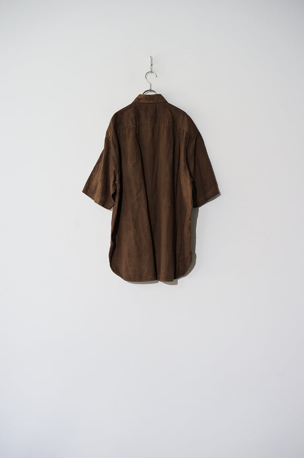 still by hand YOKO SAKAMOTO / OPEN COLLAR SHIRT(BROKEN TWILL)