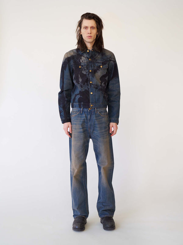 stockholm surfboard club Denim Trucker Jacket