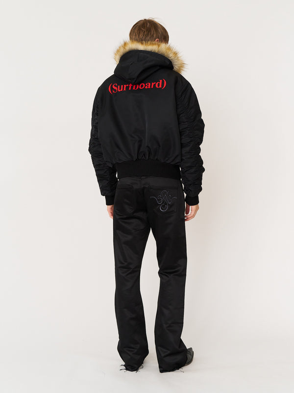 Stockholm Surfboard Club Hooded Bomber Jacket