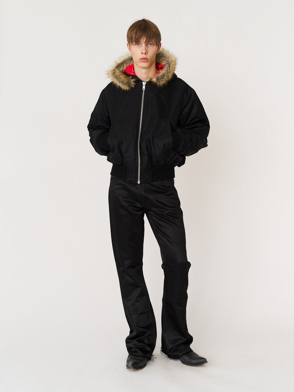 stockholm surfboard club Hooded Bomber Jacket