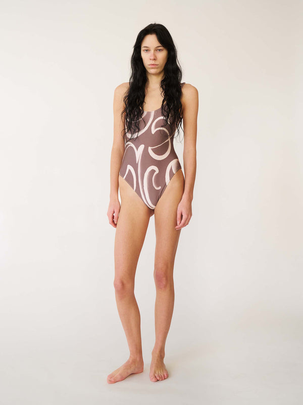 stockholm surfboard club Monogram Swimsuit