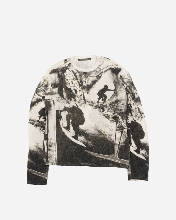 Stockholm Surfboard Club Printed Knitted Sweater