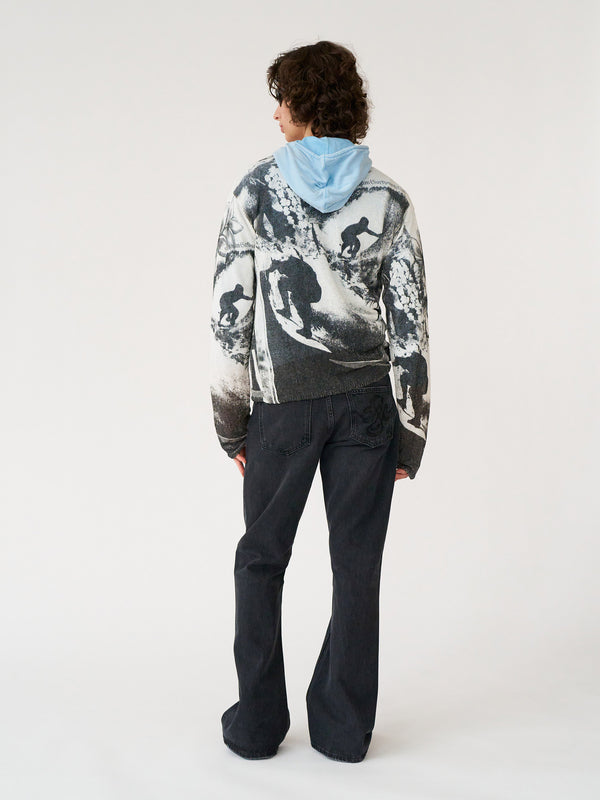 Stockholm Surfboard Club Printed Knitted Sweater