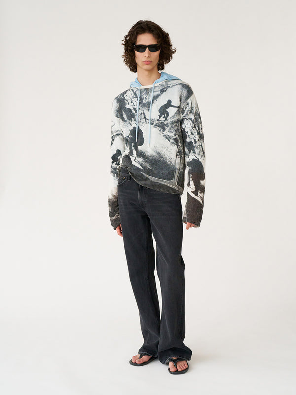 stockholm surfboard club Printed Knitted Sweater