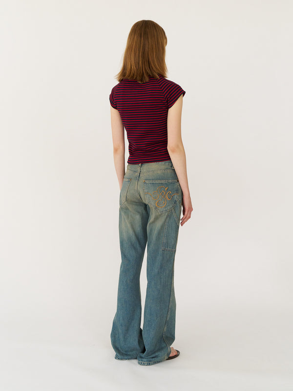 Stockholm Surfboard Club Ribbed Fitted T-Shirt