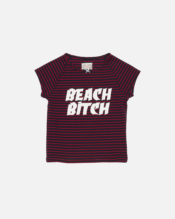 stockholm surfboard club Ribbed Fitted T-Shirt