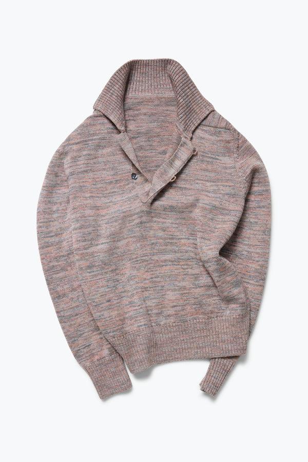 Stòffa Ribollita Polo (Dusty Rose Ribollita Wool Silk)