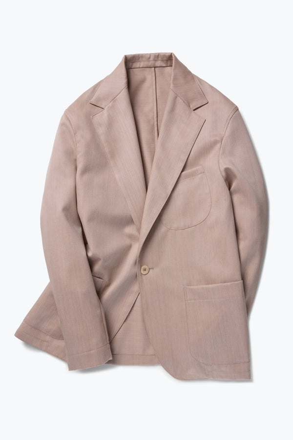 Stòffa Single Breasted Shirt Jacket (Anise Naturally Dyed Wool Twill)