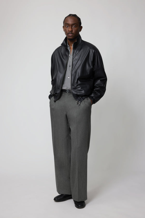 stòffa Blouson (Black Nappa Leather)