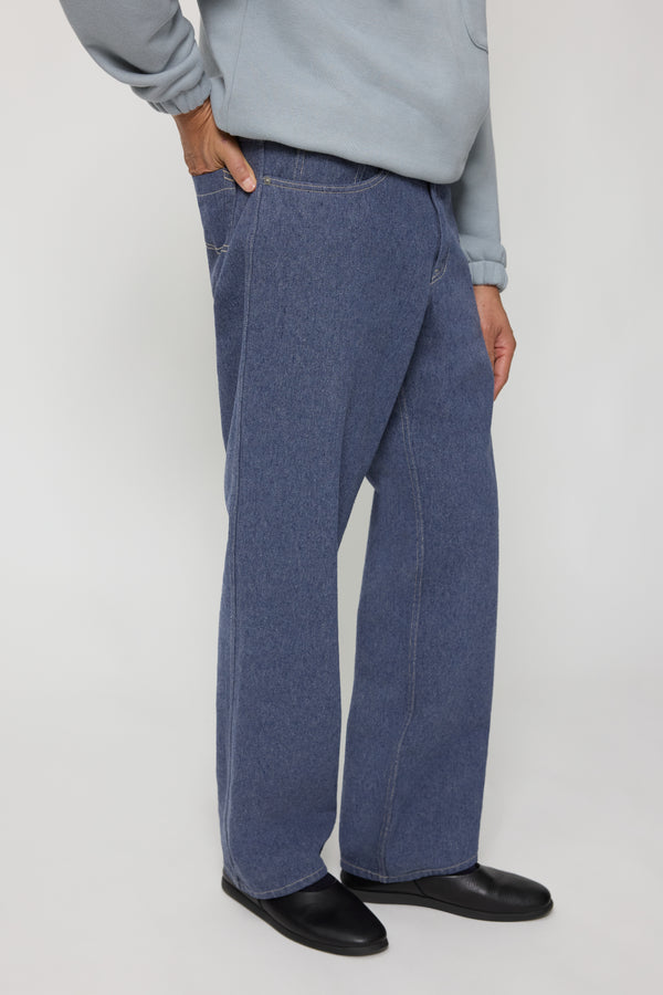 Stòffa Jeans (Indigo Upcycled Cotton Twill)