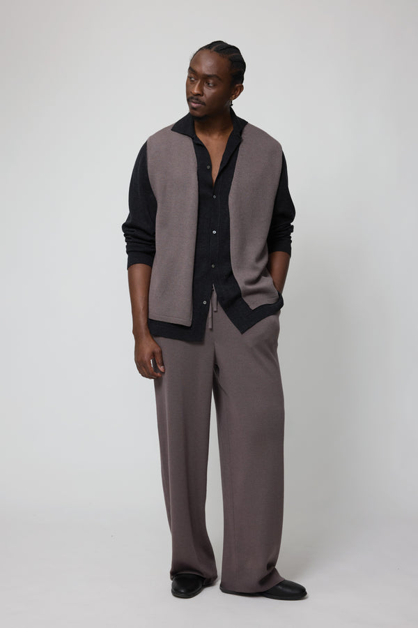 stòffa Knit Pant (Fig Wool Silk)