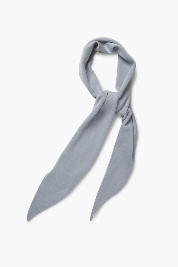 Stòffa Knit Scarf (Pearl Wool Silk)