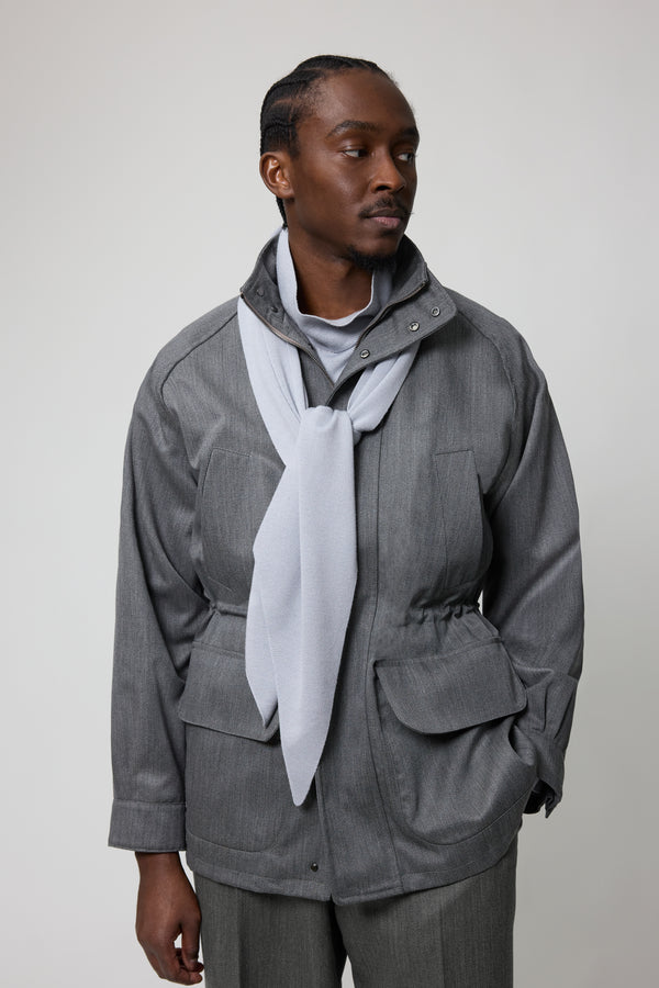 stòffa Knit Scarf (Pearl Wool Silk)