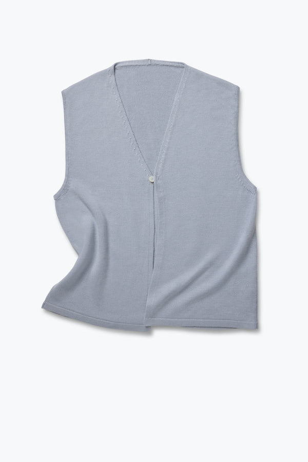 Stòffa Knit Vest (Pearl Wool Silk)