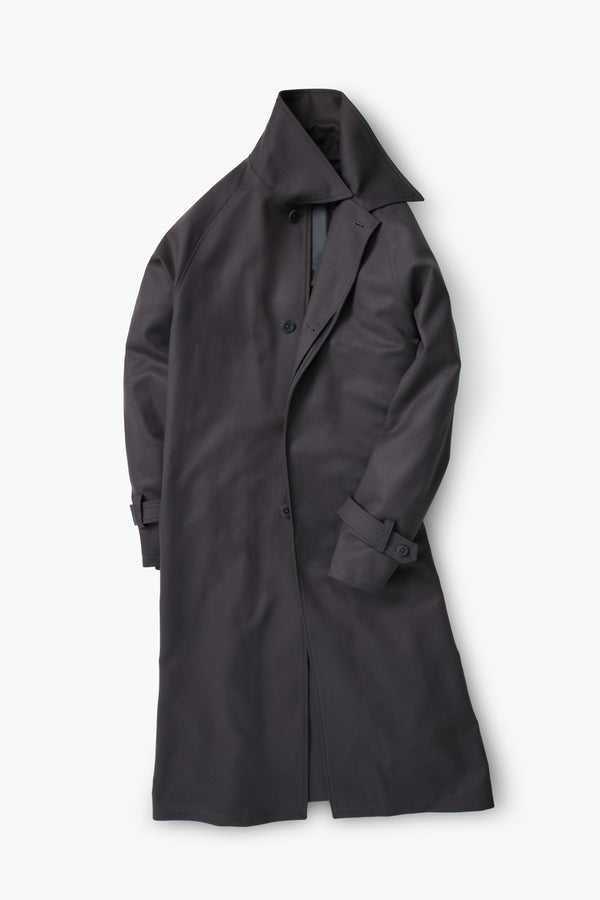 Stòffa Raglan Coat (Graphite Pressed Flannel)