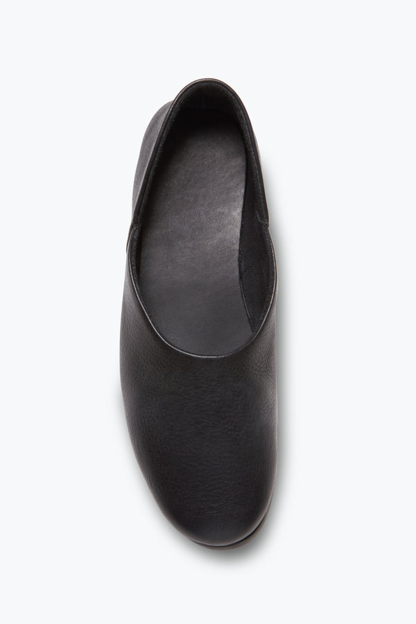 Stòffa Slipper (Black Leather)