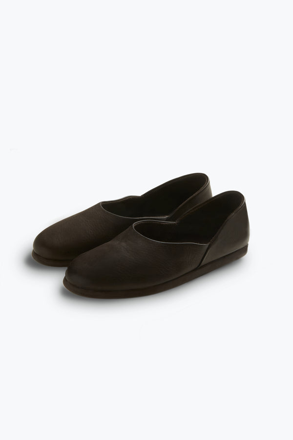 Stòffa Slipper (Chocolate Leather)