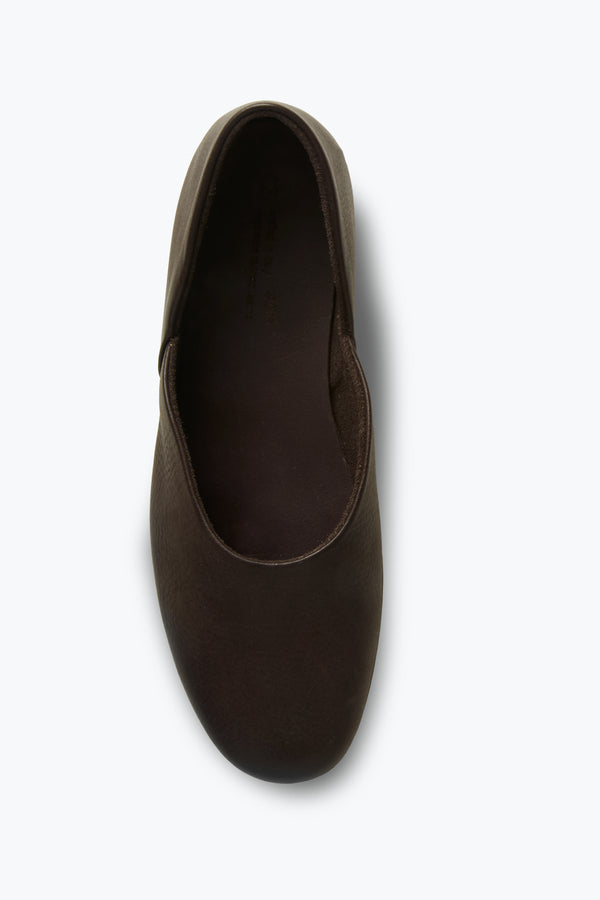 Stòffa Slipper (Chocolate Leather)