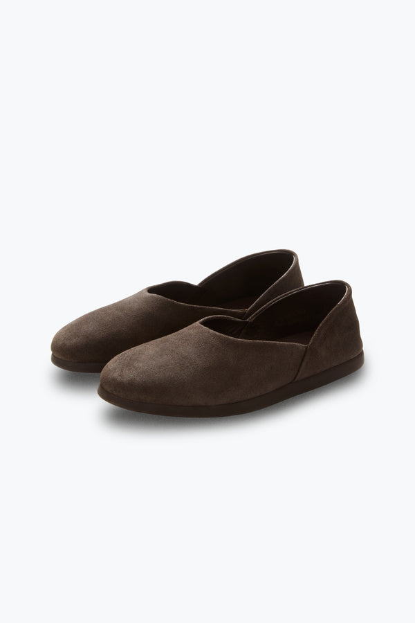 Stòffa Slipper (Chocolate Suede)