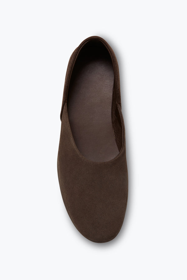 Stòffa Slipper (Chocolate Suede)