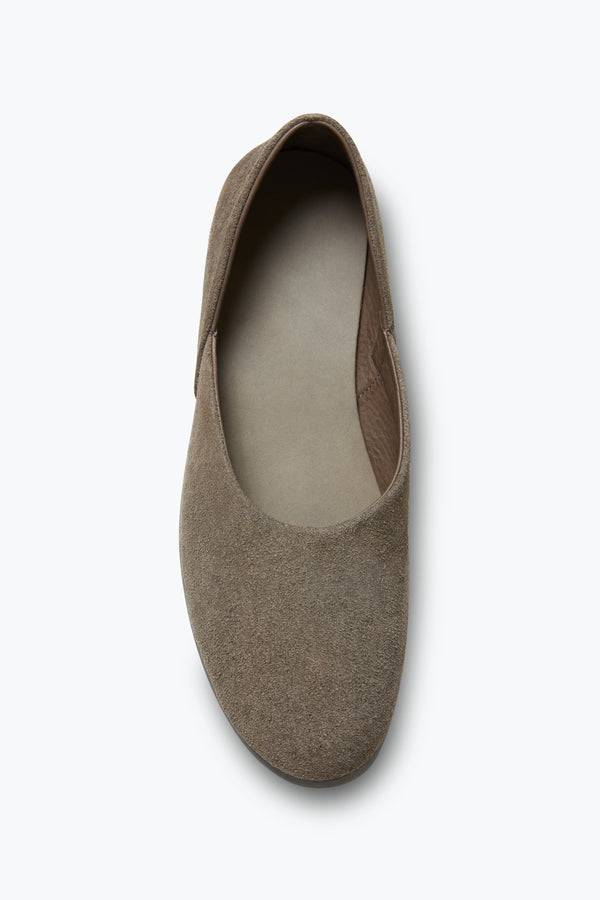 Stòffa Slipper (Taupe Suede)