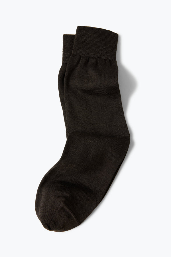 Stòffa Sock (Chocolate Wool Silk)