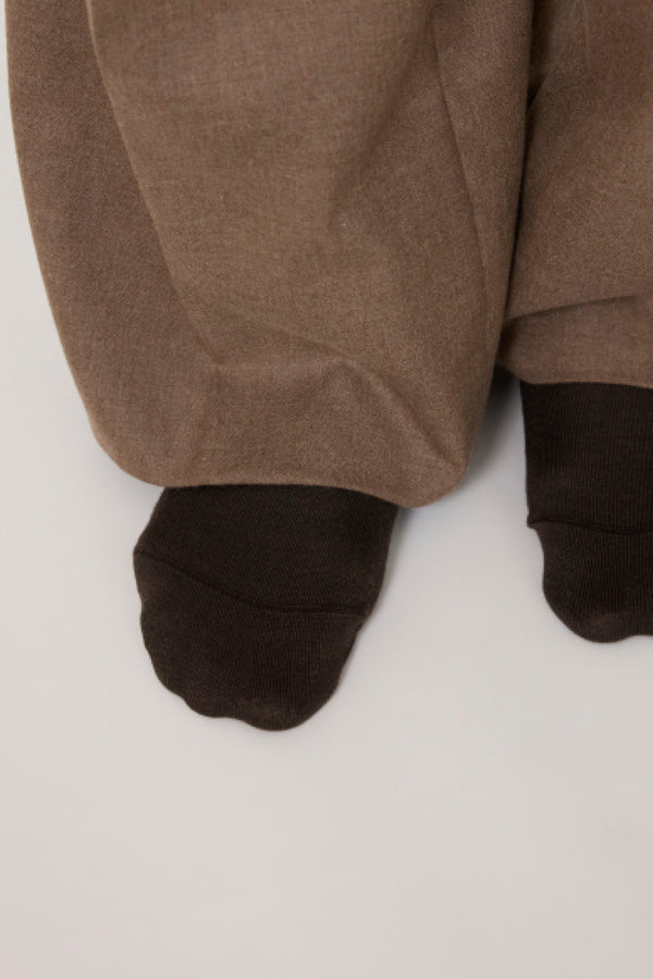 Stòffa Sock (Chocolate Wool Silk)