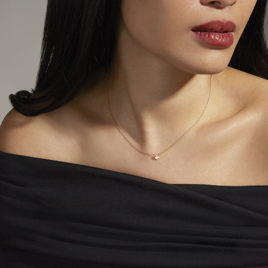 Stone And Strand 0.25CTW LAB-Created Daily Diamond Necklace