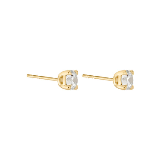 Stone And Strand 0.7CTW LAB-Created Diamond Essential Round Stud Earrings