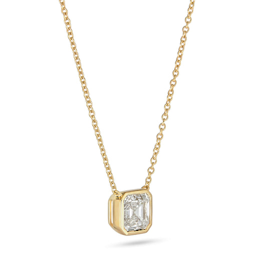 Stone And Strand 1 CTW LAB-Created Asscher Necklace