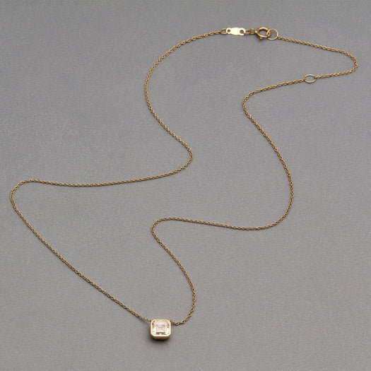 Stone And Strand 1 CTW LAB-Created Asscher Necklace